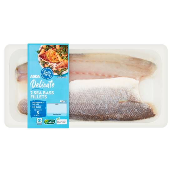 ASDA Sea Bass Fillets (180g)