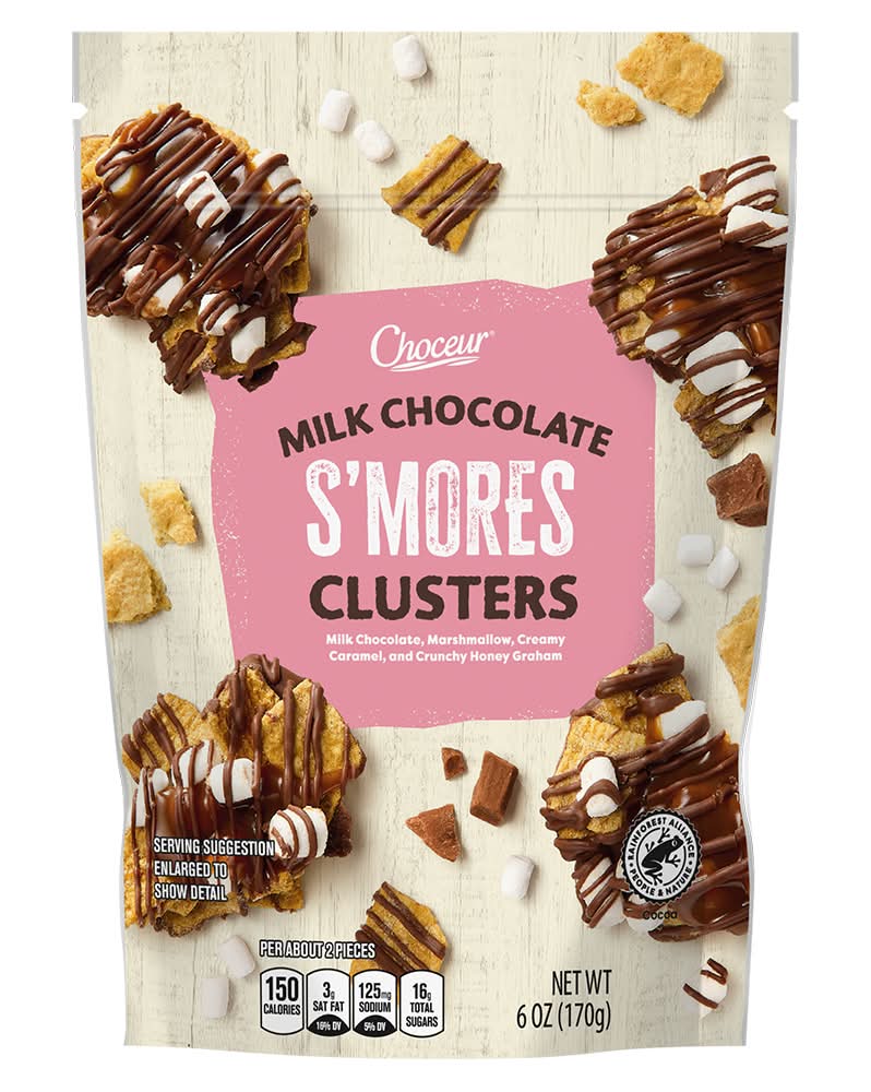 Choceur Smores Clusters, Milk Chocolate (6 oz)