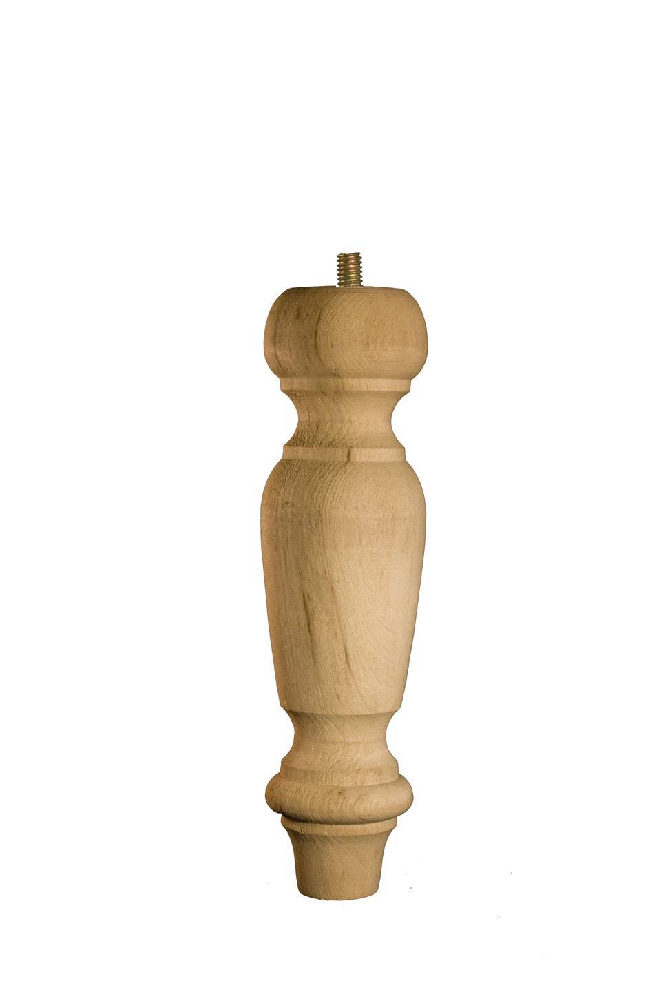 1.75-in x 7-in Traditional Oak End Table Leg | 51015