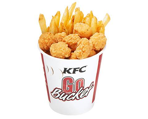 GO BUCKET - POPCORN CHICKEN