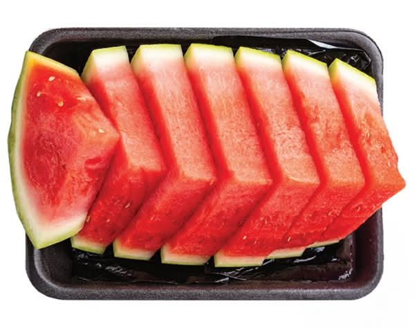 Watermelon Wedges With Skin