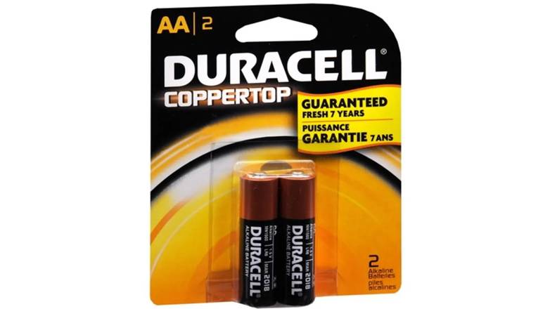 Duracell Power Boost Alkaline AA Batteries - 2 Pack