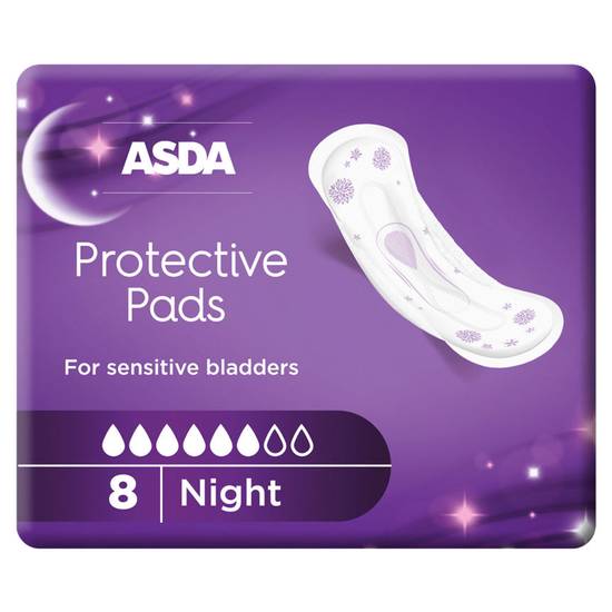 Asda 8 Night Protective Pads