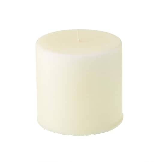 Ashland Basic Elements Ivory Pillar Candle, 3 Pack