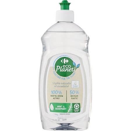 Liquide vaisselle menthe & romarin CARREFOUR ECO PLANET - le flacon de 500mL