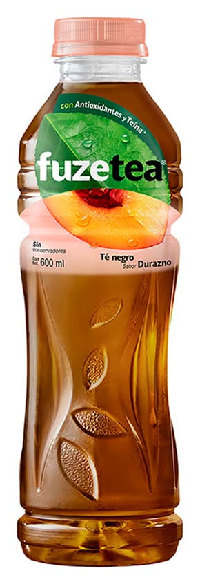 Fuze Tea · Té negro preparado, durazno (600 ml)