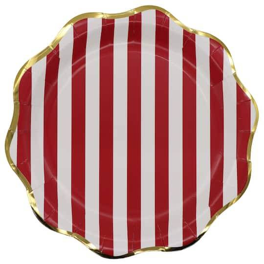 9" Striped Paper Plates, 12Ct. By Celebrate It