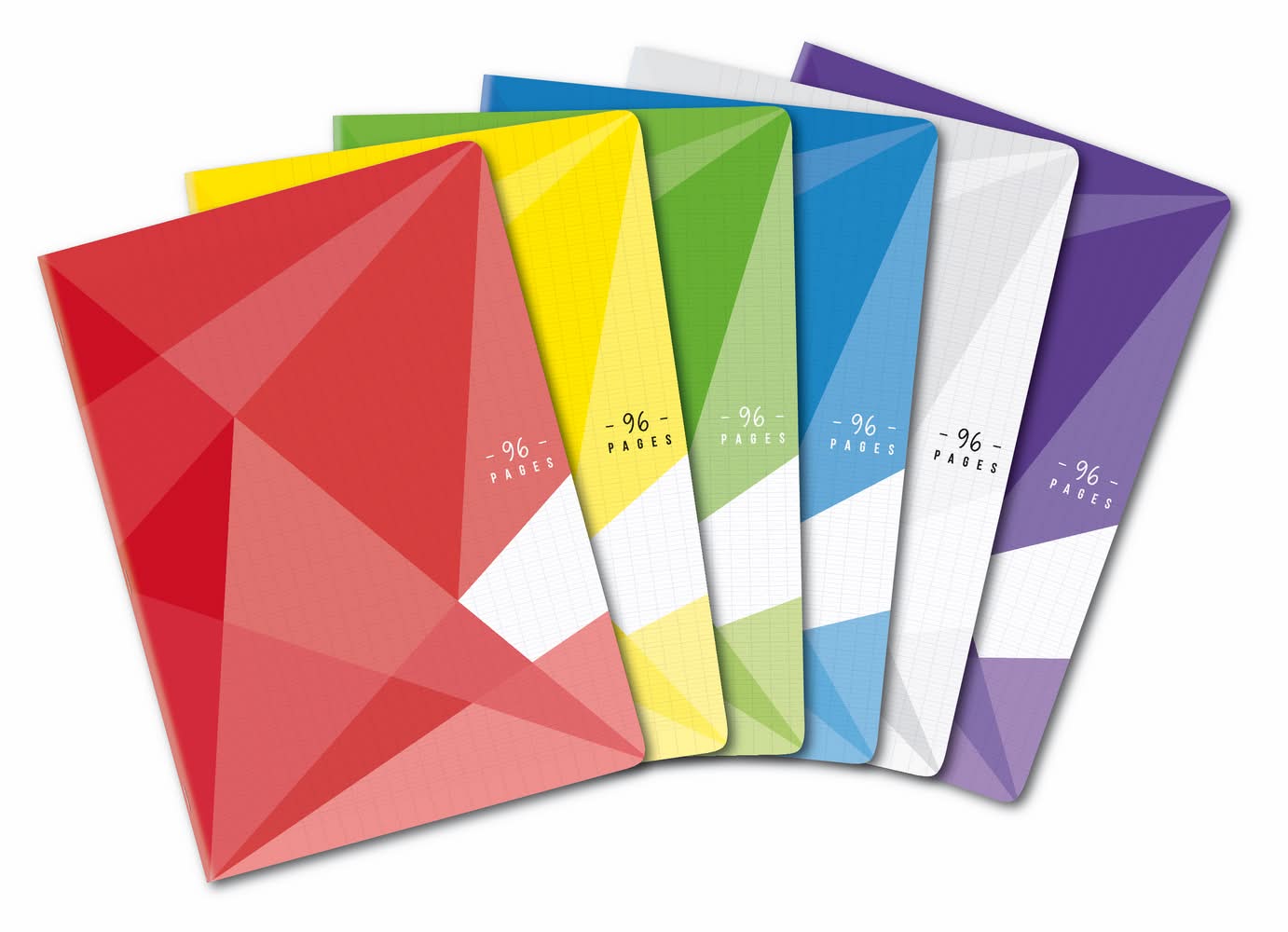 Carrefour - Cahier agrafé grands carreaux 96 pages (310g)