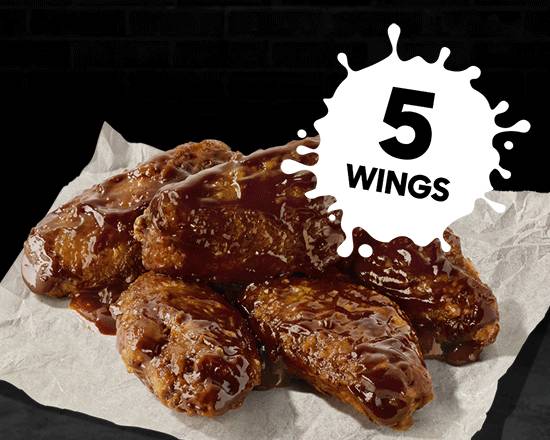 5 BBQ Chicken Wings