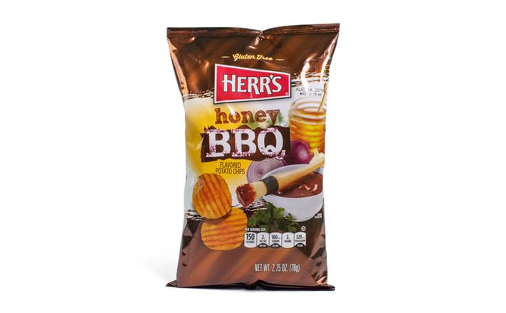 Herr's Honey BBQ  Chips, 2.625 oz