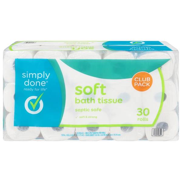 Simply Done 2 Ply Soft Bath Tissue (9.65 cm x 10.16 cm/white)