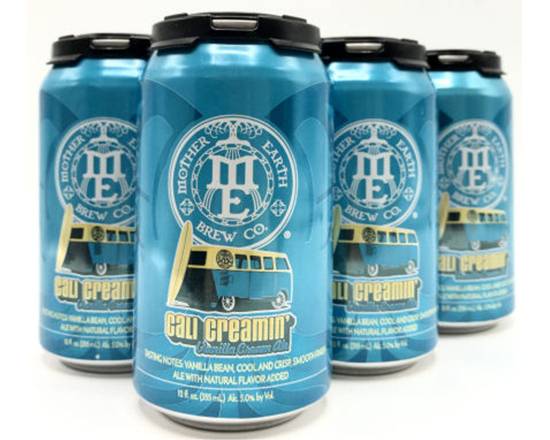 Mother Earth Cali Creamin' Vanilla Cream Ale 6 Pack 12oz Cans