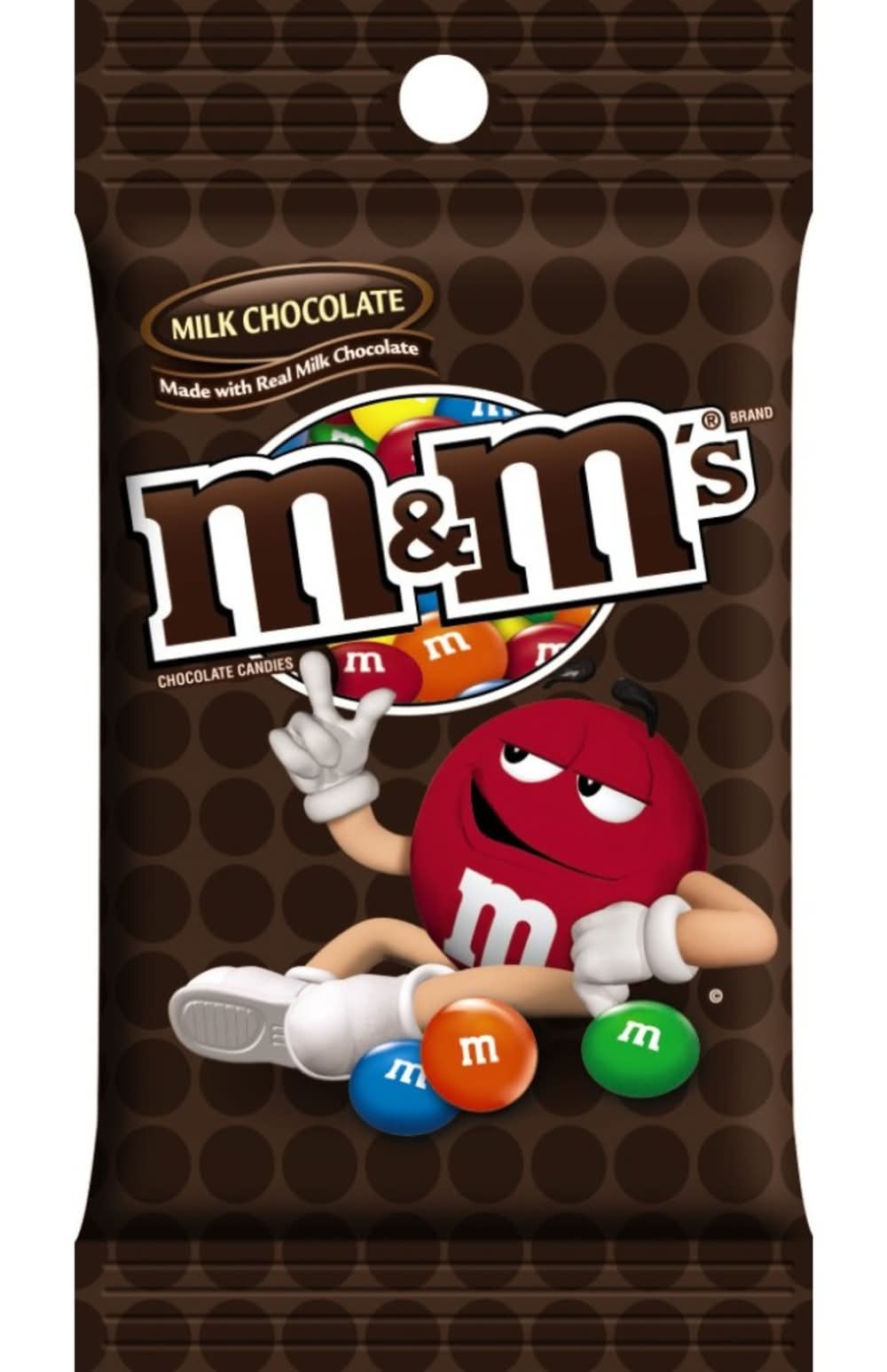 M&M's Candy Bag, Milk Chocolate (5.3 oz)