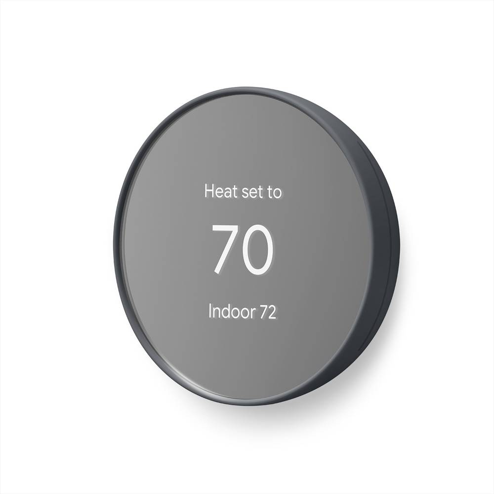 Google Nest Thermostat with Wi-Fi Compatibility - Charcoal | GA02081-US