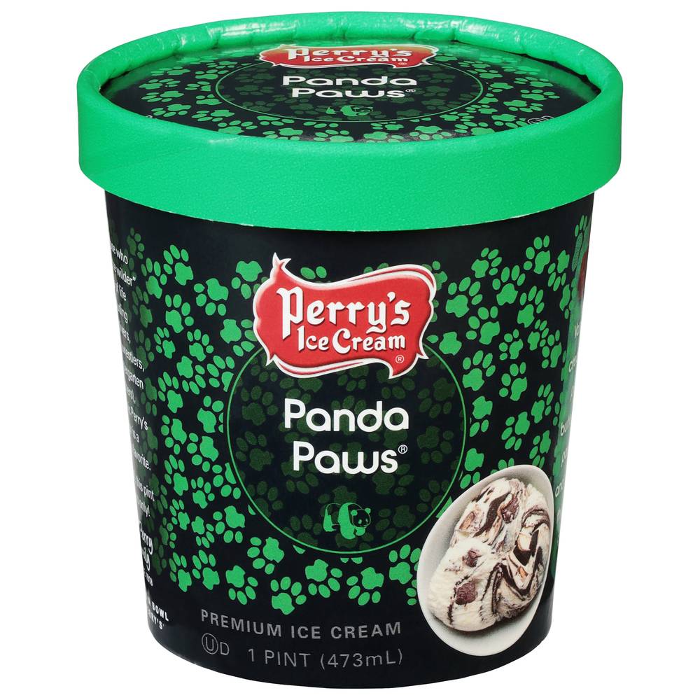 Perry's Ice Cream Panda Paws Premium Ice Cream (473 ml)