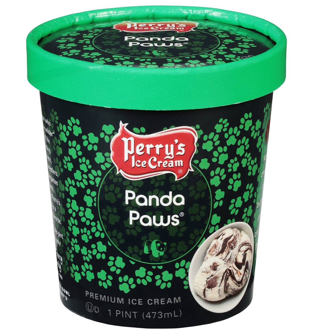 Perry's Ice Cream Panda Paws Premium Ice Cream (473 ml)
