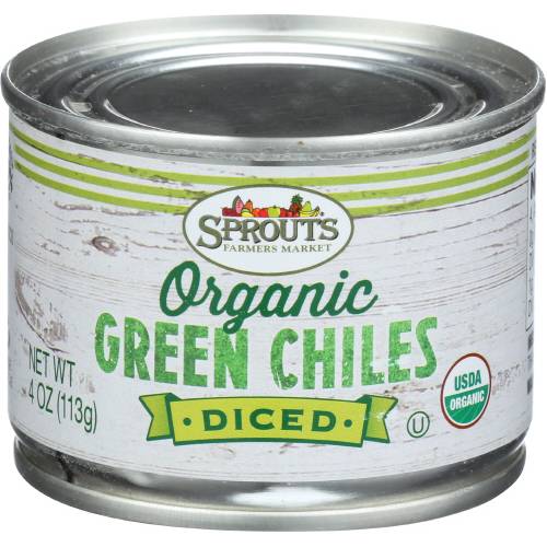 Sprouts Organic Diced Green Chiles