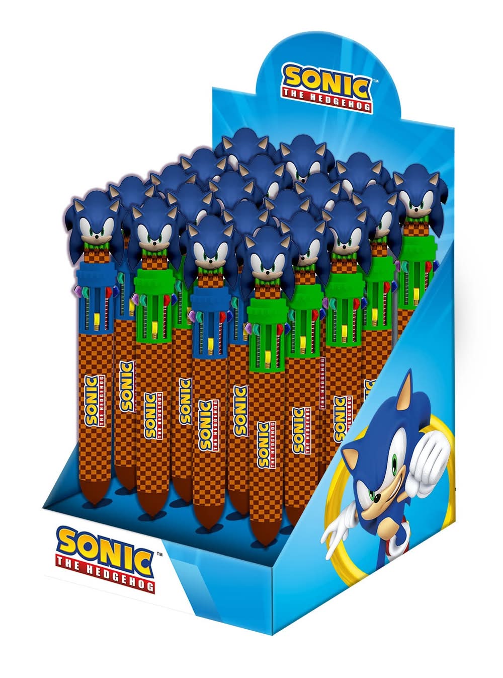 Caneta 10 Cores - Sonic