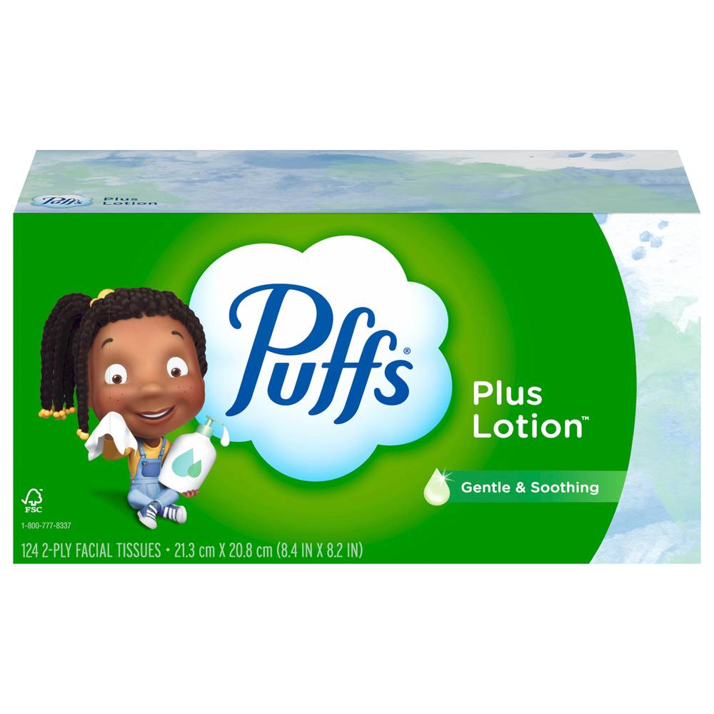 Puffs Plus Lotion Facial Tissue