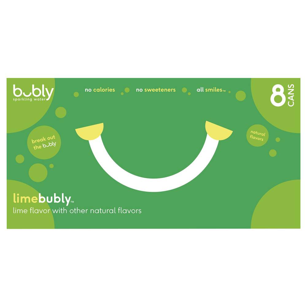 bubly Sparkling Water (8 ct , 12 fl oz) (lime)