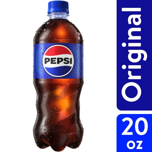 Pepsi Soda Cola 20 Fl Oz Bottle