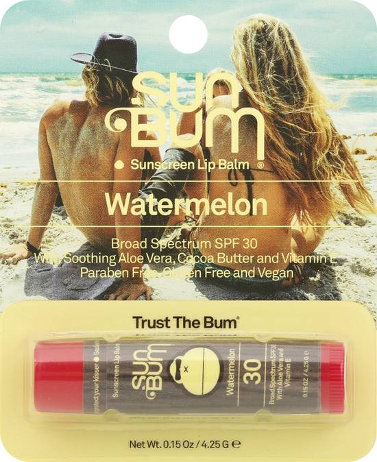 Sun Bum Spf 30 Sunscreen Watermelon Lip Balm (0.15 oz)