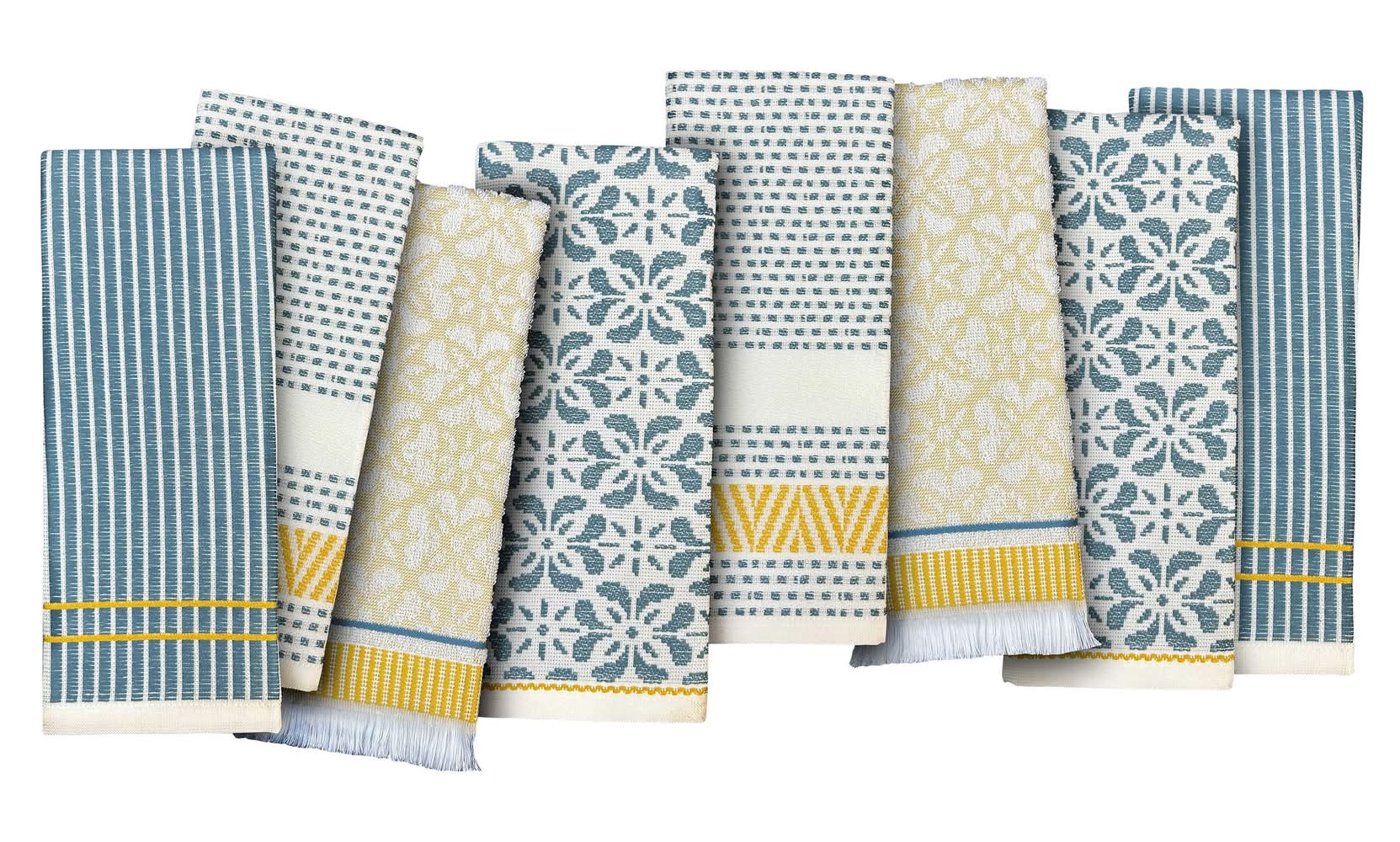 Ensemble De 8 Serviettes De Cuisine / Kitchen Towels, 8-Pack