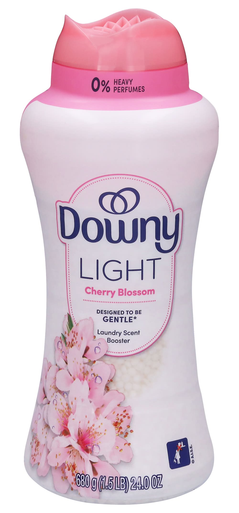 Downy Light Laundry Scent Booster In-Wash Fabric Beads Booster, Cherry Blossom (24 oz)
