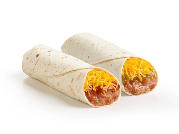 Bean & Cheese Burrito with Red Sauce