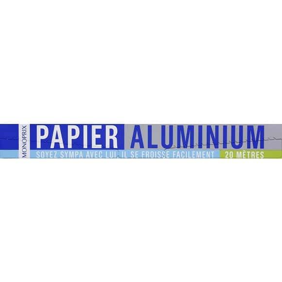 Monoprix Papier Aluminium 20 Mètres Le Rouleau