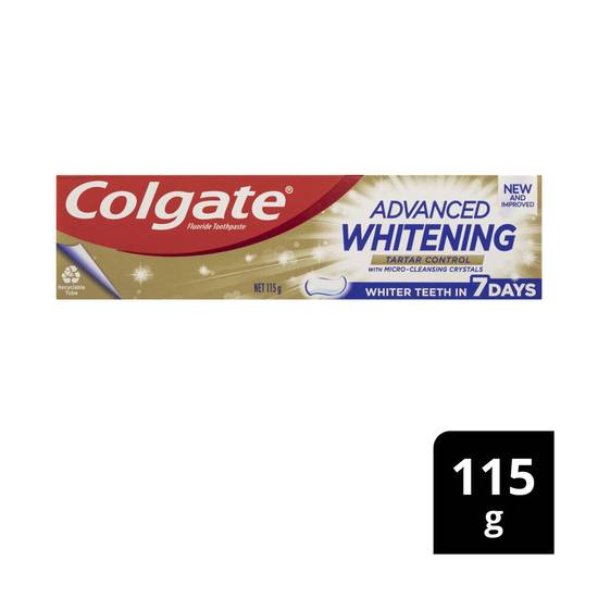 Colgate Advanced Whitening & Tartar Toothpaste 115g