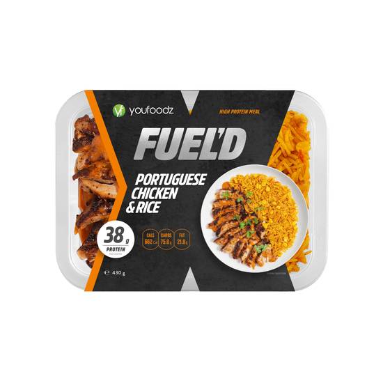 Youfoodz Fuel'd Portuguese Chicken & Rice 430g