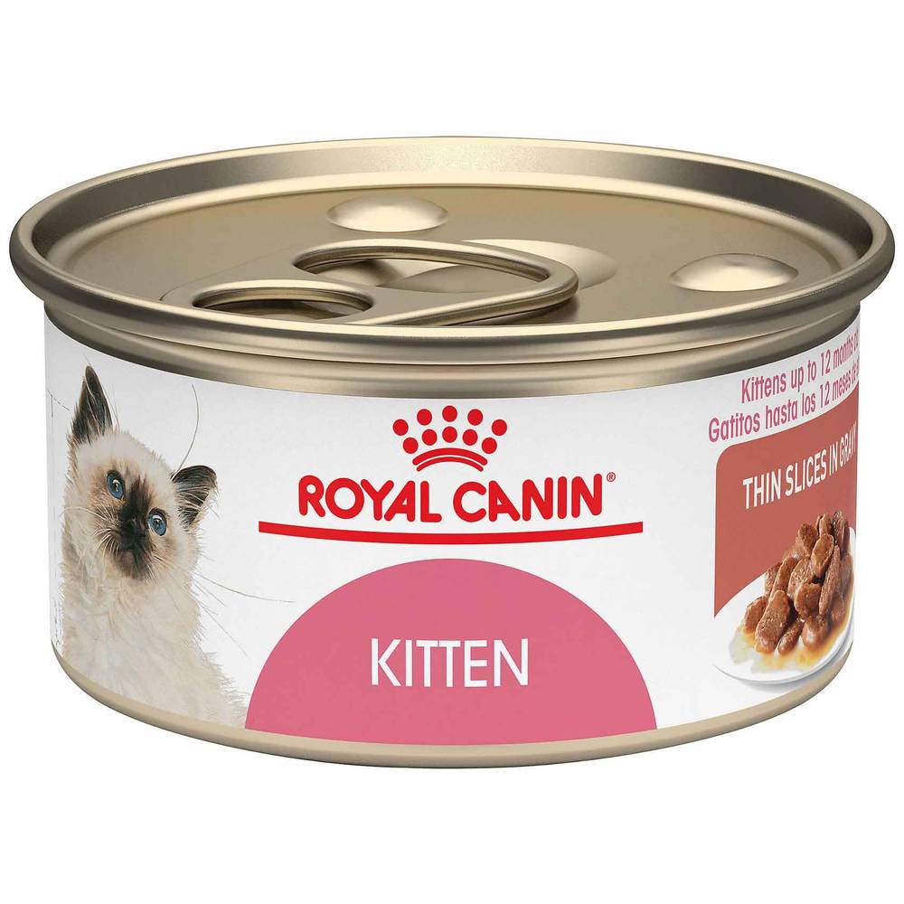 Royal Canin Feline Health Nutrition Kitten Thin Slices in Gravy Wet Cat Food