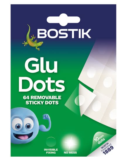 Bostik Removable Sticky Glu Dots (64 pack)