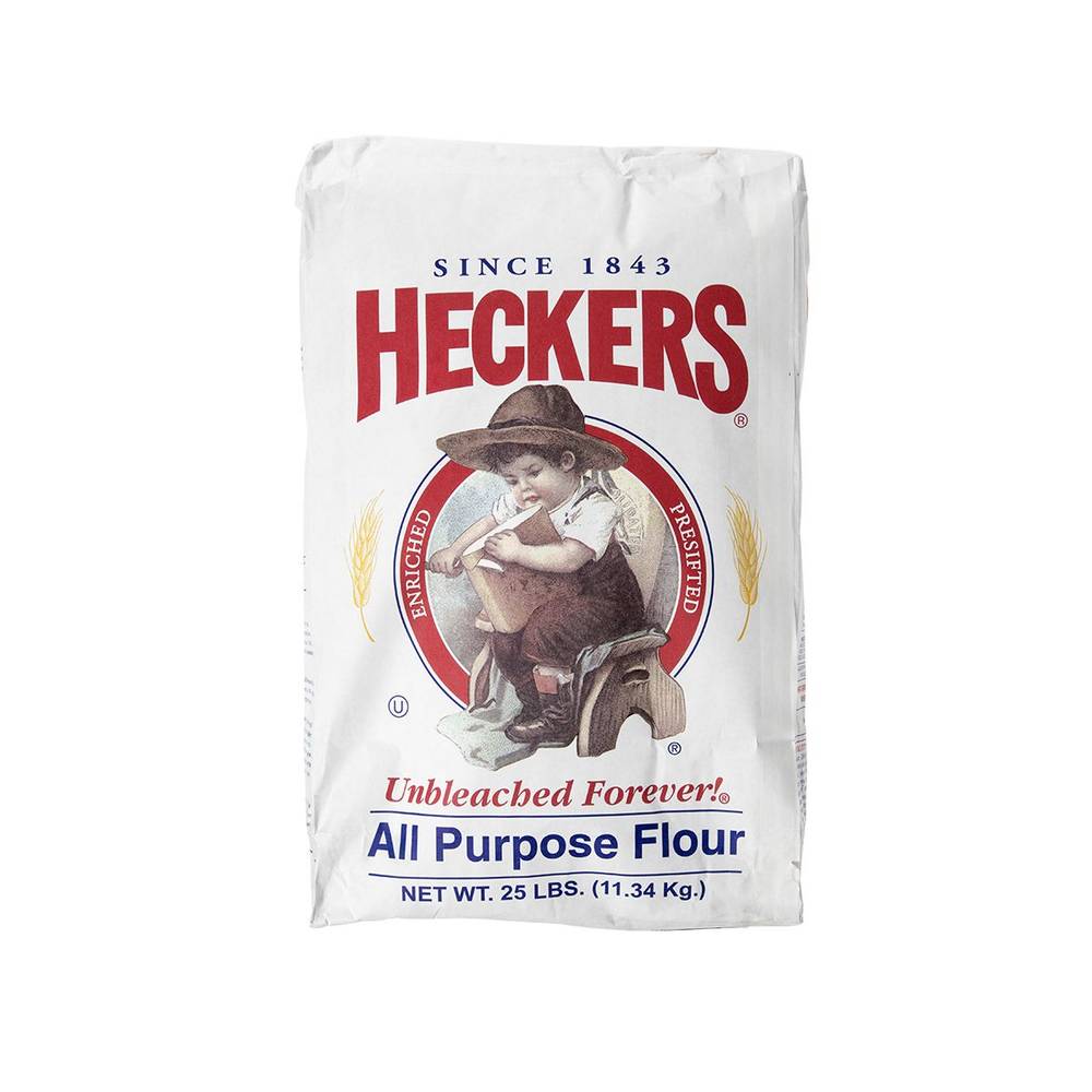 Hecker's - All Purpose Unbleached Flour - 25 lbs (2 Units per Case)