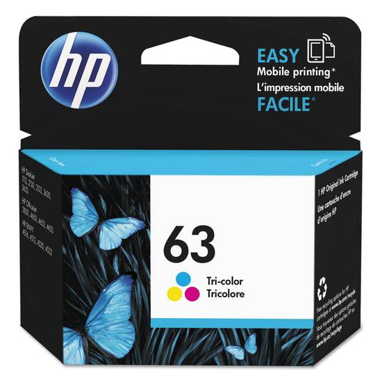 HP 63 Ink Cartridge Tri-Color (1 ct)