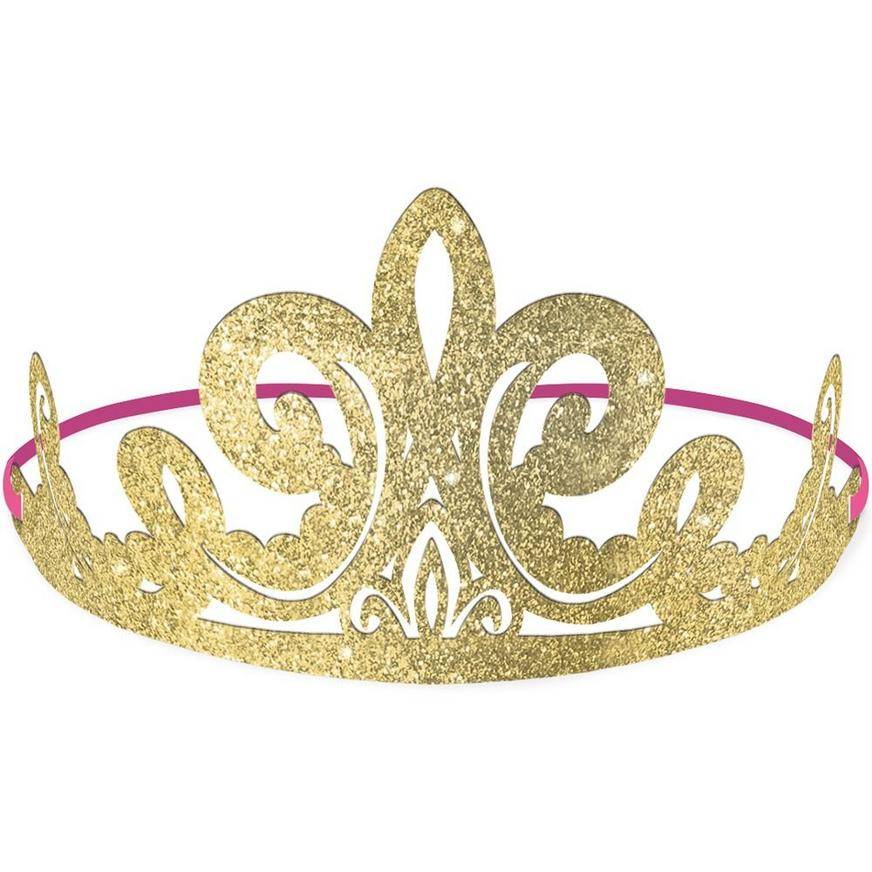 Princess Once Upon a Time Glitter Tiaras 8 ct