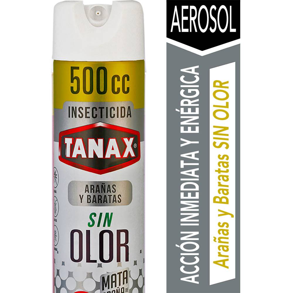 Tanax insecticida arañas y baratas sin olor (spray 500 ml)