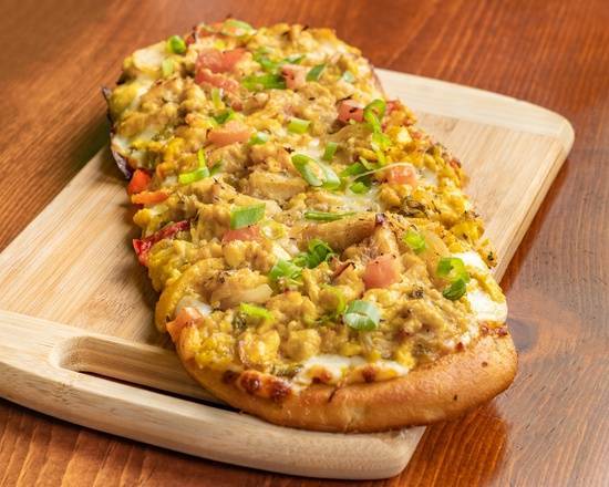 Ackee and Saltfish Flatbread
