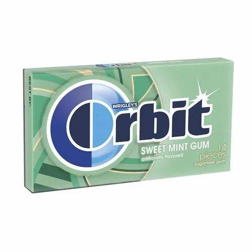 Orbit sweet mint sugar free chewing gum, 14ct