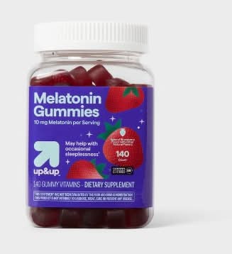 up&up Melatonin Gummies, Strawberry (140 ct)