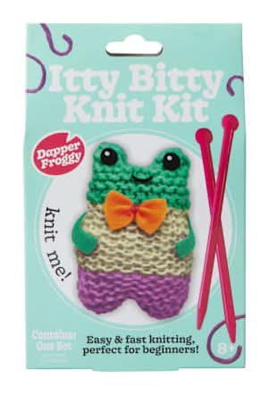 Itty Bitty Knit Kit Dapper Froggy
