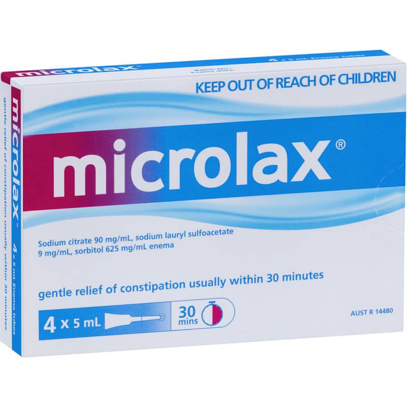 Microlax Micro Enema 4pk