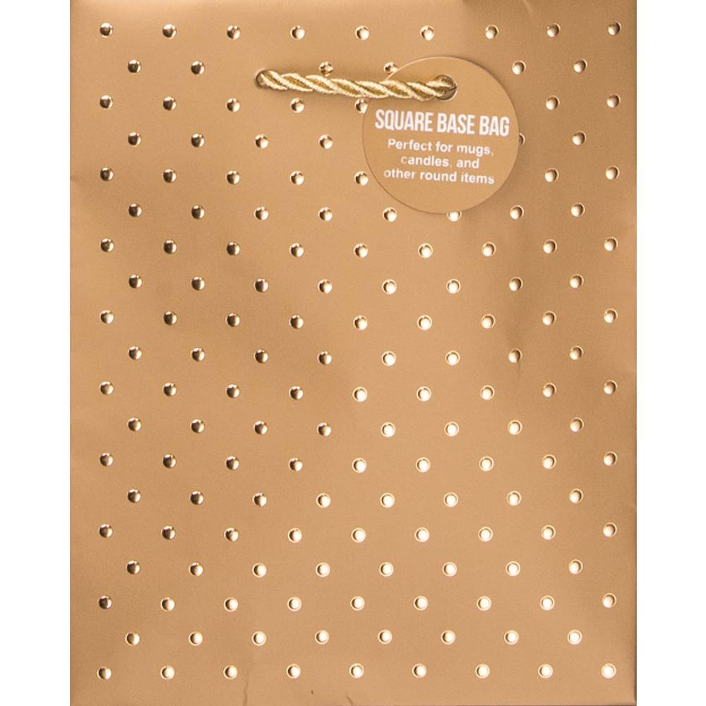 Design Design Sq Bag Gold Swiss Dots-Gold
