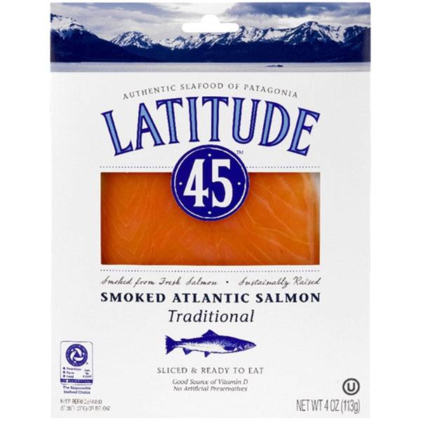 Latitude 45 Cold Smoked Salmon (4 oz)