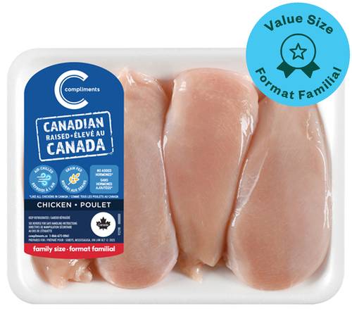 Compliments Boneless Skinless Chicken Breasts