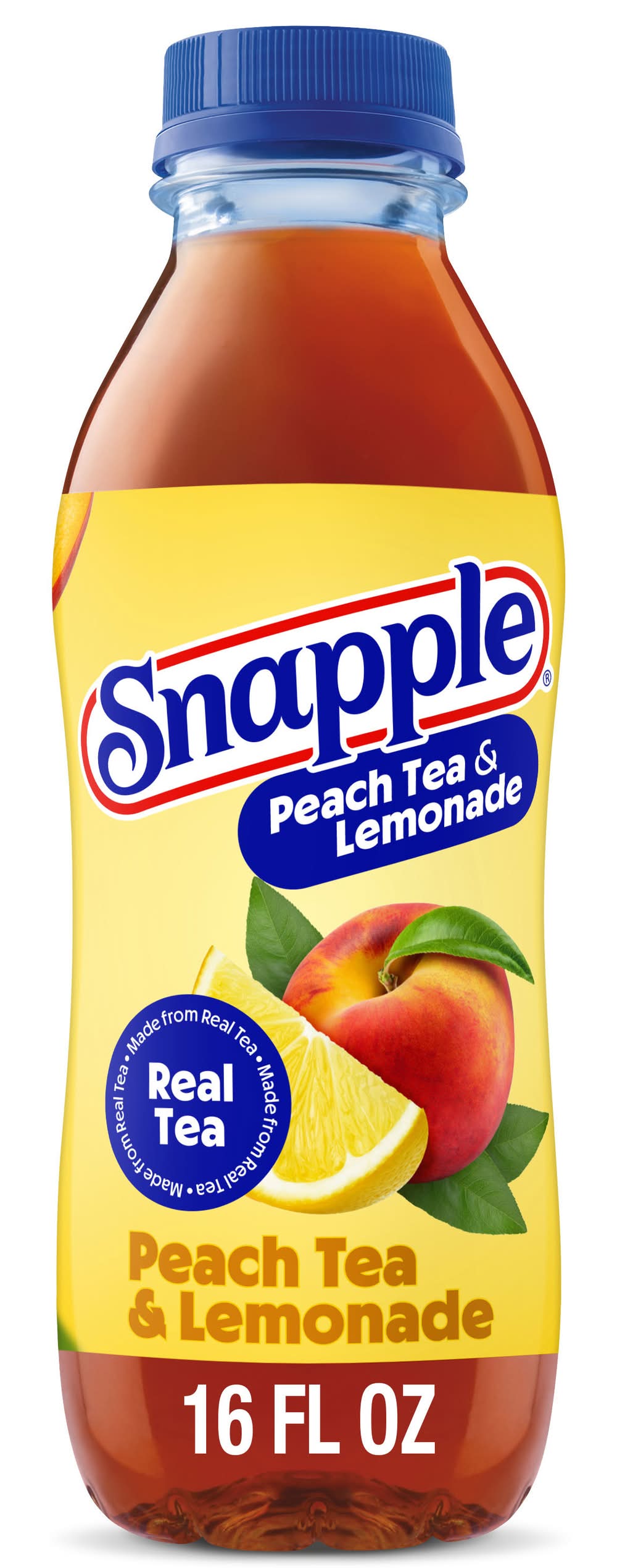 Snapple All Natural Tea, Peach Tea-Lemonade (16 fl oz)