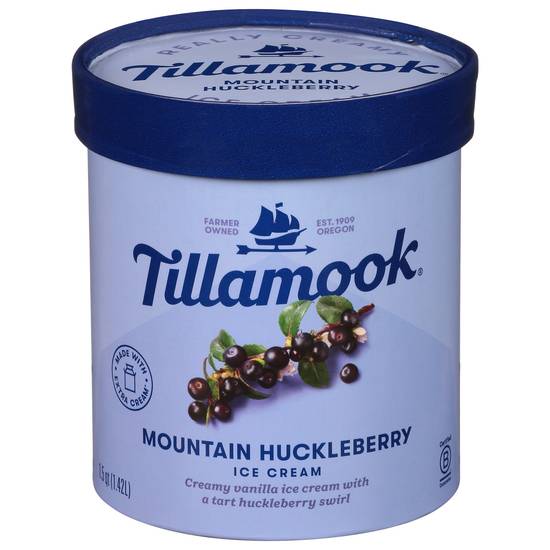 Tillamook Mountain Huckleberry Ice Cream (1.5 quarts)