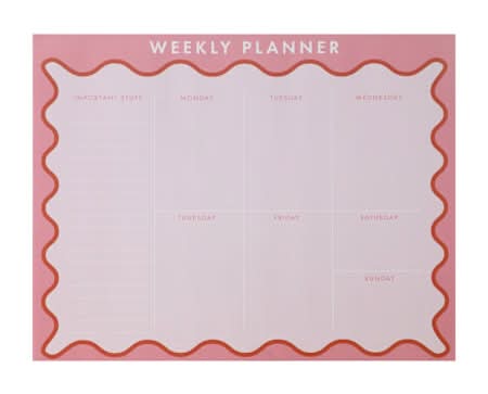 Desk Weekly Planner
