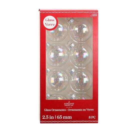 Ashland 2.5" Glass Ball Ornaments (8 ct)